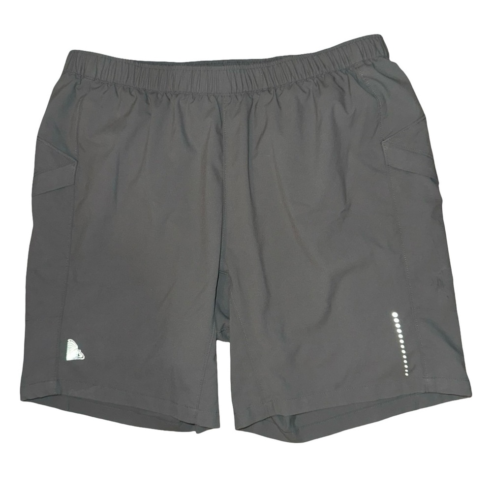 Peter Millar Men’s Montreal Action Activewear Shorts Grey Large Lined Golf EUC